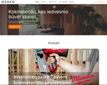 OZOKO SIA, kokmateriāli
